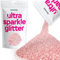 Hemway Ultra Sparkle Glitter - Light Rose Gold | Fine Metallic Flakes for Resin & Epoxy Crafts | Supplies for Tumblers, Festival, Hair, Face, Body, Eye & Nail Art Decoration | 100 g
