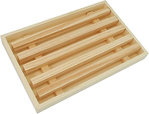 Tabla Para Cortar Pan Con Recogemigas/ Tabla Cortadora de Pan/ Tabla Para Cortar Pan Con Rejilla Extraíble Para Recogermigas Hecho de Madera Gran Capacidad, Renovable, Madera Natural(30cm x 20cm)