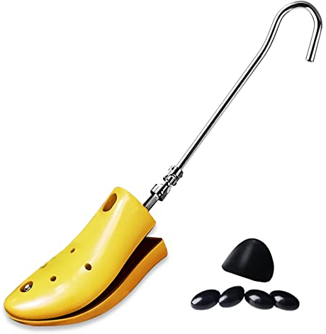 TYOPMU Stiefelspanner für Cowboystiefel, verstellbarer Schuhspanner für dicke Füße, Dehnung, Wandern, Arbeitsstiefel, Risthöhe, für Sneaker, flache Schuhe, Stiefel, für Herrengröße 40-45, Damen 42-45,