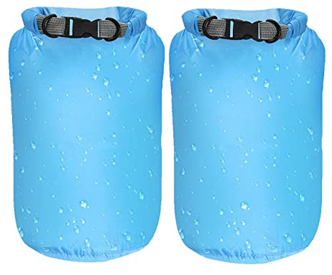 2 Stück Trockensäcke, leichte Trockensäcke, wasserdicht, schwimmend, ultimativer Trockensack für Outdoor, Wandern, Angeln, Camping, Wassersport, Blau 40l, 40 l, Dry Bag