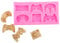 DUBENS 6 Game Controller Silicone Moulds for Chocolate, Candy, Cake Decoration, Cake Pops and Resin Casting