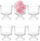 OLegei 6pcs Coupes à glace en verre coupes à dessert bols à crème glacée bols à glace pour le restaurant, la cuisine, la fête (300ml)