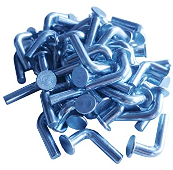Lokatall 50pcs Heavy Duty J Bolt Safety Universal Pins Pallet Rack Safety Bolts Universal Pallet Rack Drop Pin for Warehouse, Home or DIY Pallet Racks & Shelving Units