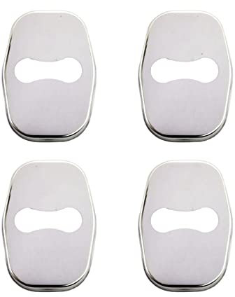 BOENMO 4PCS Car Door Lock Cover Protect For DS For SPIRIT DS3 DS4 DS4S DS5 DS 5LS DS6 DS7 For WILD RUBIS Trunk Lock (Color : 1)