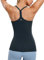 CRZ YOGA Damen Sport Tank Top Racerback Ärmelloses Shirt Sommer Leichte Yoga Tops Elastische Fitness Oberteile Echte Marine 40