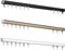 Rail De Rideau De 1m 3m 4m 6m, Rail De Plafond En Aluminium Pour Rideaux, With Mute Track Curtain Room Divider Rail De Rideaux Pour Salon, Douche, Ensemble De Rails De Plafond METALLIC 60CM