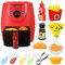 TOYANDONA 1set Friggitrice Ad Aria Giocattolo Con Cibo Cambiamento Colore Playset Cucina Per Giochi Di Ruolo e Sviluppo Creativo