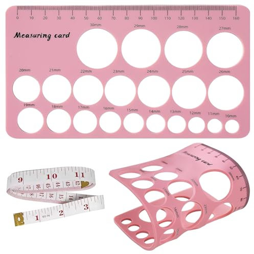 Nipple Rulers, Flange Inserts Sizing Measurement Tool for Breast Pump, Soft Silicone Flange Size Measure, Nipple Measuring for New Mums/Women