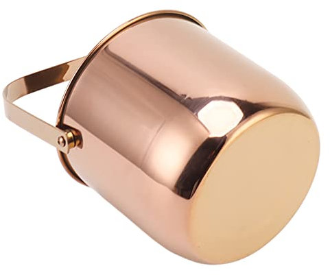 KTV Bar Steel Double Insulation Ice Bucket Wine Champagne Ice Bucket (Rose Gold)