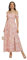 GRACE KARIN Robe Élégant à Fleurs pour Femmes Casual Tendance Bohème Plage de Cocktail sans Manches 2XL Rose Fleur