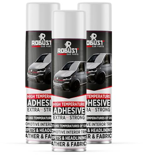 Robust Spray Adhesive, Extra Strong Multipurpose Contact Adhesive Spray Glue for Carpet, Paper, Fabric (3)