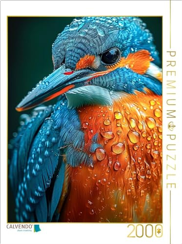CALVENDO Puzzle Eisvogel | 2000 Teile Lege-Größe 67 x 90 cm Foto-Puzzle für glückliche Stunden