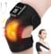 Knee Massager Cordless, Heated Knee Massager, Rechargeable Knee Brace Warmer with 3 Heating Levels & Vibration, 3 in 1 Heated Knee Pads, Heating Vibration Massage for Knee/Elbow/Arthritis