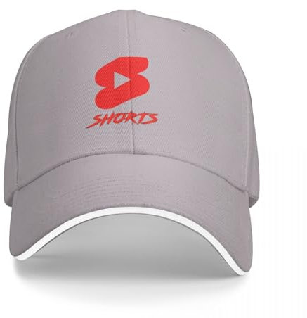 QFLLQLFF Basecap YouTube Shorts Cap Baseball Cap Trucker Cap Damen Hüte Herren Geschenk