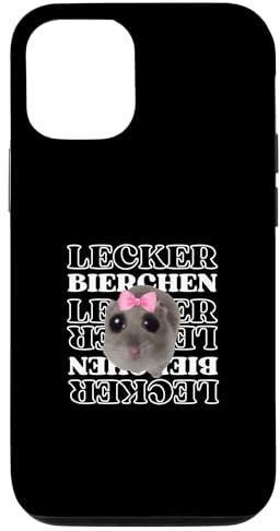 Lecker Bierchen für Bierliebhaber Hamsti Meme Hülle für iPhone 15