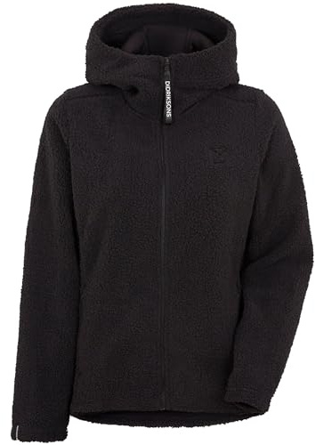 Didriksons - Anniken Full-Zip - Damen Fleece & Midlayer - Hybridjacke, Schwarz , 48