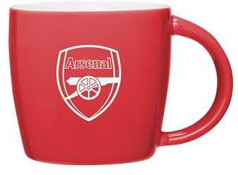 FOCO Officiellement Arsenal FC Mug de football rouge sablé