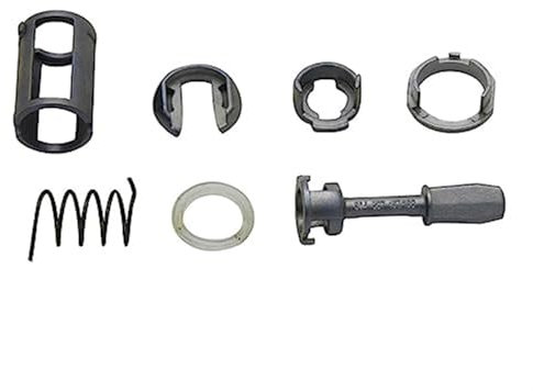 XYWOPO KIT de réparation de Serrure de Porte 604837167/168, for VW, Golf, 4 IV MK4 A6, Skoda, Fabia, Polo, 9N, for côté Gauche et Droit, 7 pièces Cylindre de clé pour Voiture