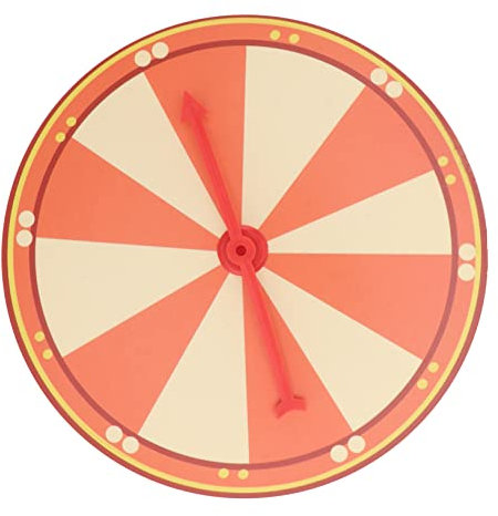 UPKOCH 1 Satz -Plattenspieler Plattenspieler Zeichnen Auswahlrad Preisrad An Der Wand Roulette-Spielzeug Rad Spiel Mini-Spielzeug Entwicklungsspielzeug Drehtische Colorful Plastik