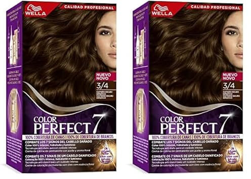 Wella Color Perfect - Tinte de Coloración Permanente para un Cabello Hidratado y Luminoso - Tono Castaño Oscuro Hipnótico (Paquete de 2)