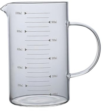 Cabilock Messbecher Aus Glas Mit Hohem Borosilikatgehalt Messbecher Für Flüssigkeiten Messbecher Mit Deckel Becher Mit Deckel Alkohol Messbecher Messbecher Labor Messbecher