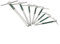 Entgoinggo T Bar Hex Hexagon Socket Wrench Spanner Tool Set, Sliver Color, Precision Forged Cutter Head Suitable For Home And Vehicle Repair