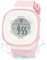 OFFCUP Digital Uhren für Kinder, Wasserdicht Kinderuhr Digital, Kinder PU Armbanduhr Sports Outdoor Digitaluhr mit Wecker Datum Stoppuhr Led Lichter Uhr -Rosa