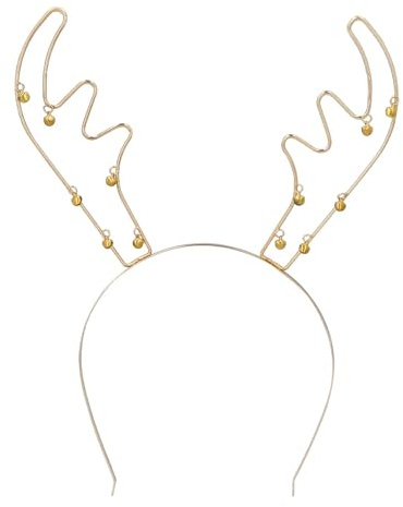 Boland - Haarreif Jingle Reindeer | Diadem für Weihnachten, Kostüme, Festival und Karneval, Rentier, Reh, Hirsch