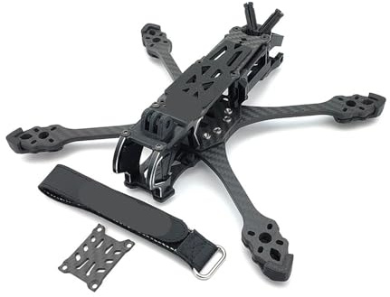 Kompatibel Mit PhiSital Mark5 X/DC O4 Pro FPV-Rahmen-Kit, 5 Zoll Kohlefaser-Quadcopter-Renndrohne For RC-Freestyle-DIY-Teile(X frame kit black)