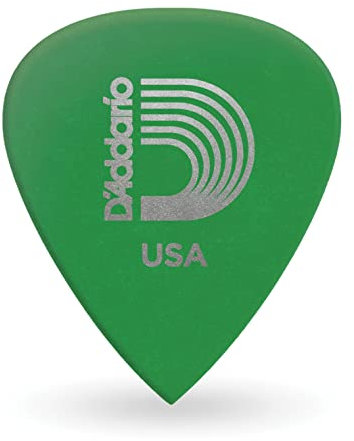 Planet Waves 6DGN4-10 .85mm Duralin Precision Medium Picks - Green (Pack of 10)