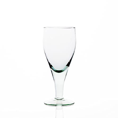 Grehom Recycled Glass Wine Glasses Small (Set of 2) - Nice & Simple (225ml)