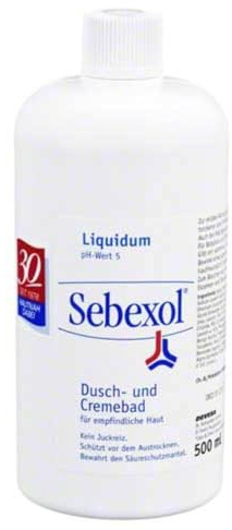 SEBEXOL Liquidum Dusch- und Cremebad 500 ml