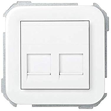 Simon - 31089-60 adaptador 2 rj-45 amp s-31 blanco nieve Ref. 6553130076