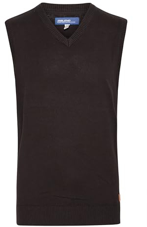 Blend BHLarsson Herren Pullunder Feinstrick Strickweste