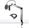 Audio-Technica AT2020 Condenser Studio Microphone with Knox Studio Stand, Pop Filter and XLR Cable Bundle (4 Items)