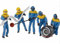 Carrera - 20021132 - Carrera 20021132 Figurensatz Mechaniker Fahrzeug, Blau