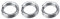 VGEBY Split Ringe Edelstahl Angelgerät Köder Doppel Kreis Split Ring Connector 50/100 stücke(9# 50pcs)