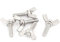 Aexit 5 stücke 304 Edelstahl M5x16mm Flügelschraube Schmetterlingsschrauben Befestigungen (64ecb2bf6d7ece24509d280f84f8afe4)