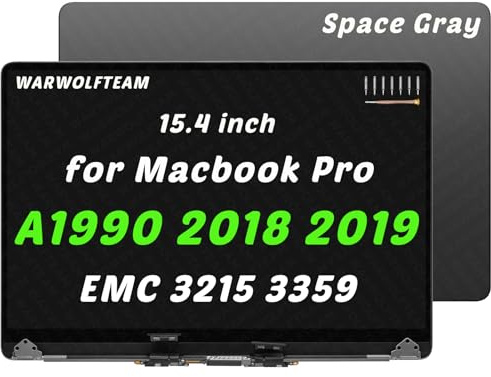 Nuevo para Apple MacBook Pro 15 A1990 LCD LED pantalla completa Asamblea 2018 gris espacial
