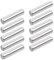 sourcing map 10Pcs 6mm x 25mm Goupille 304 Inox Acier Chevilles Support Étagères Argenté