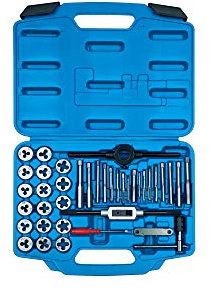 KING TONY 12939MQ1 Jeu de tarauds et filières en alliage d'acier 39 pièces