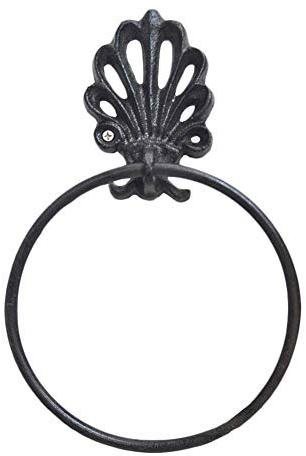 Suszian Handtuchhalter, Toilettenpapierhalter, Retro Schmiedeeisen Tissue Holder Handtuchhalter Regal Vintage Toilettenpapierhalter Küche Bad-Accessoires