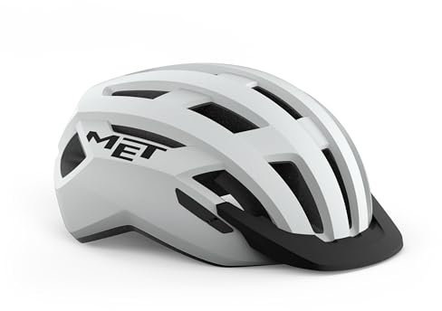 MET Casco All S(52-56) Helm, Weiß (Road Blanco)