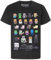 Minecraft Sprites Boys' Short-Sleeved T-Shirt - Black - 4-5 Years