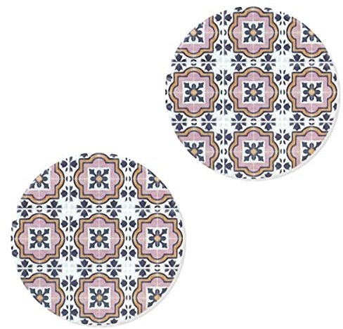 Set de 2 sous-verres Carreaux de ciment