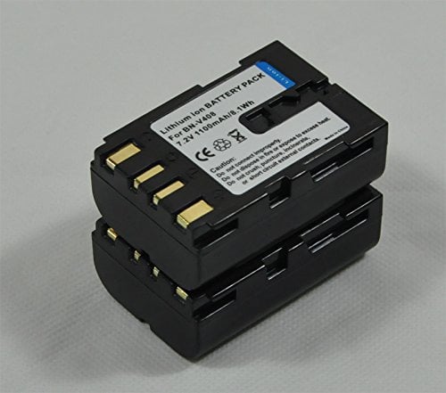 BTBAI Compatible bn-v416 Battery for jvc bn-v408 v428 v438 v408u v416u v428u v438u digital camera video camcorder (2x Battery)