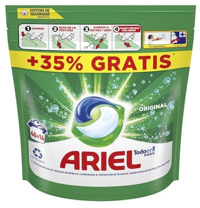 Ariel Pods Original 3En1 Detergente 54 Cã¡Psulas