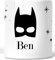 Coole Kinder-SPARDOSE für Jungen mit Batman Superheld - Individuell personalisiert mit Name - Sparbüchse als Geschenkidee Geburtstag Einschulung Schulkind