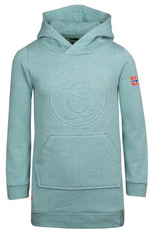 Trollkids Girls Sandefjord Dress 128, Glacier Green