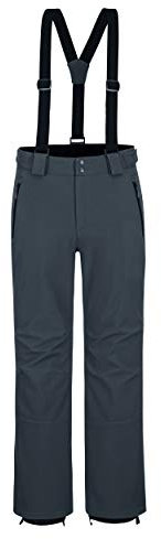 33,000ft Herren Skihose Hosenträgerhose Outdoorhose Wasserdicht Winddichte Softshellhose Warme Gefütterte Schneehose Snowboardhose Skilanglaufhose Thermohose Winter Ski Pants Dunkelgrau 32